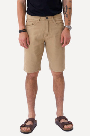 Mezclilla Shorts - beige