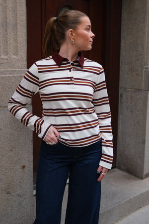Top Nana L/S Polo - Java
