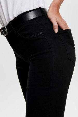 Jeans delgados de lluvia - Negro