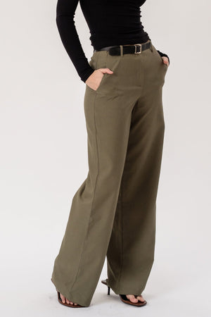 Talia Baggy Pants - Caqui