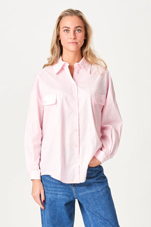 Clara Oversized Camisa - Rose