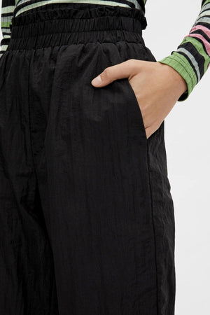 Silena High-Waisted Pants - Black