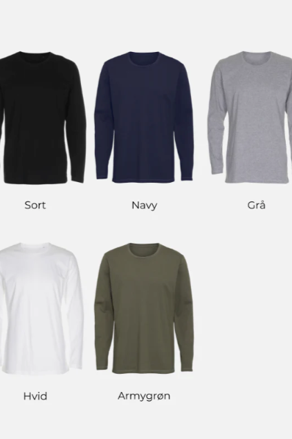 Basic Camiseta de manga larga - paquete (7 pcs).