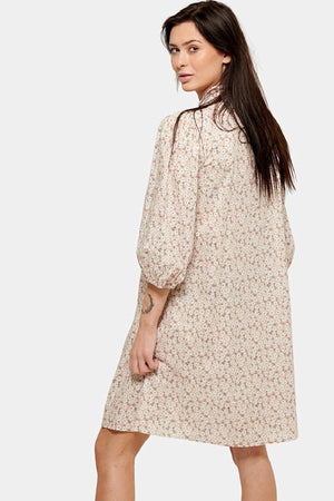 Vestido de camisa Sofie - Beige Floral