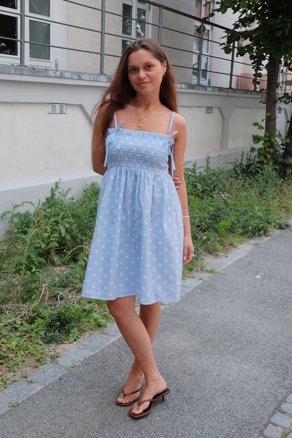Sophia Dress -  Light Blue