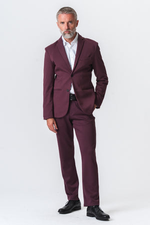 The Original Performance Suit Regular Fit – (Burgundy) (V.I.P)
