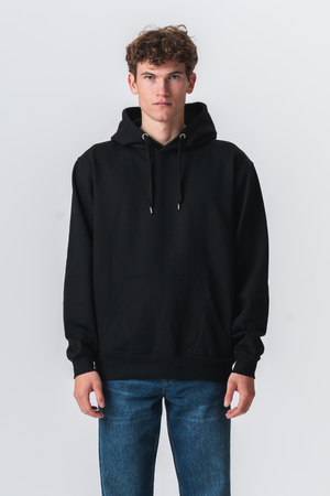 Sudadera con capucha básica - negro