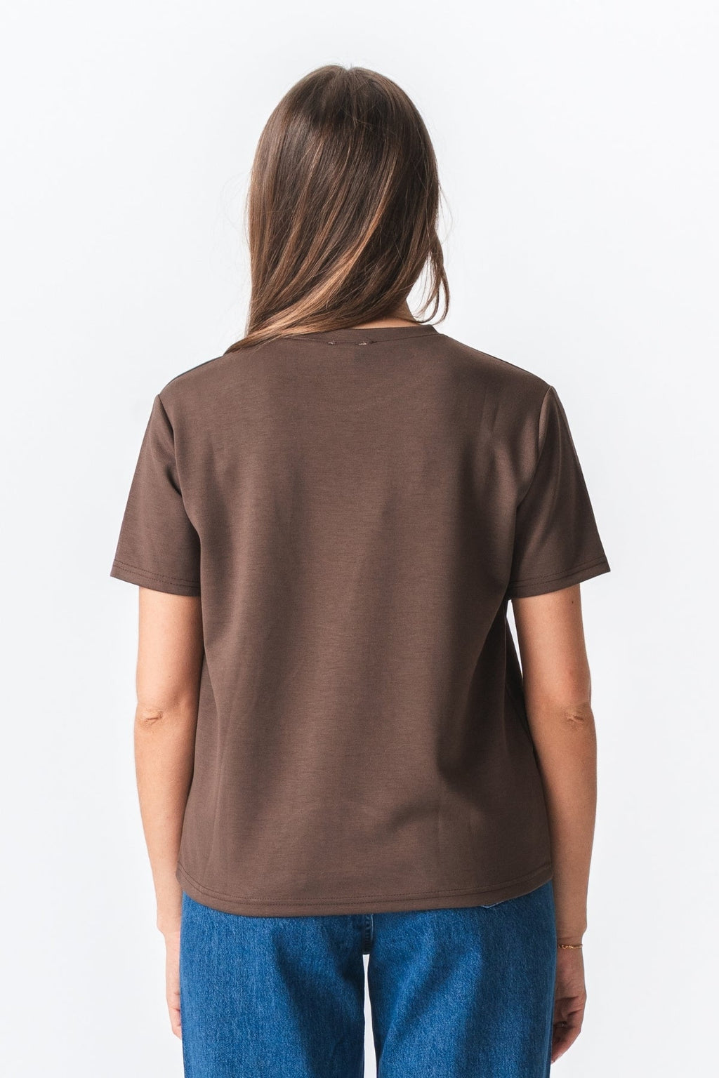 Leah Loose T-shirt - Brown