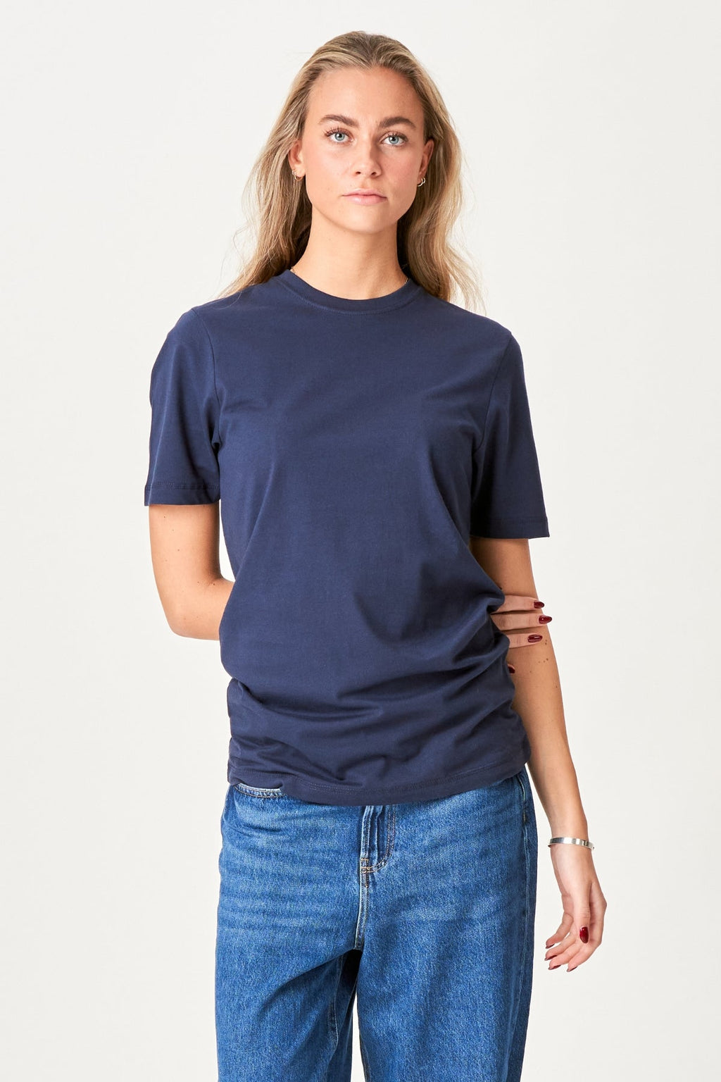 Boyfriend Tee - Navy