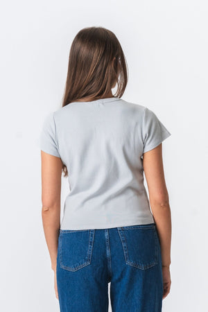 Emily Short T-Shirt - Light Grey