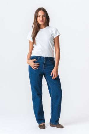 Camiseta corta de Emily - White