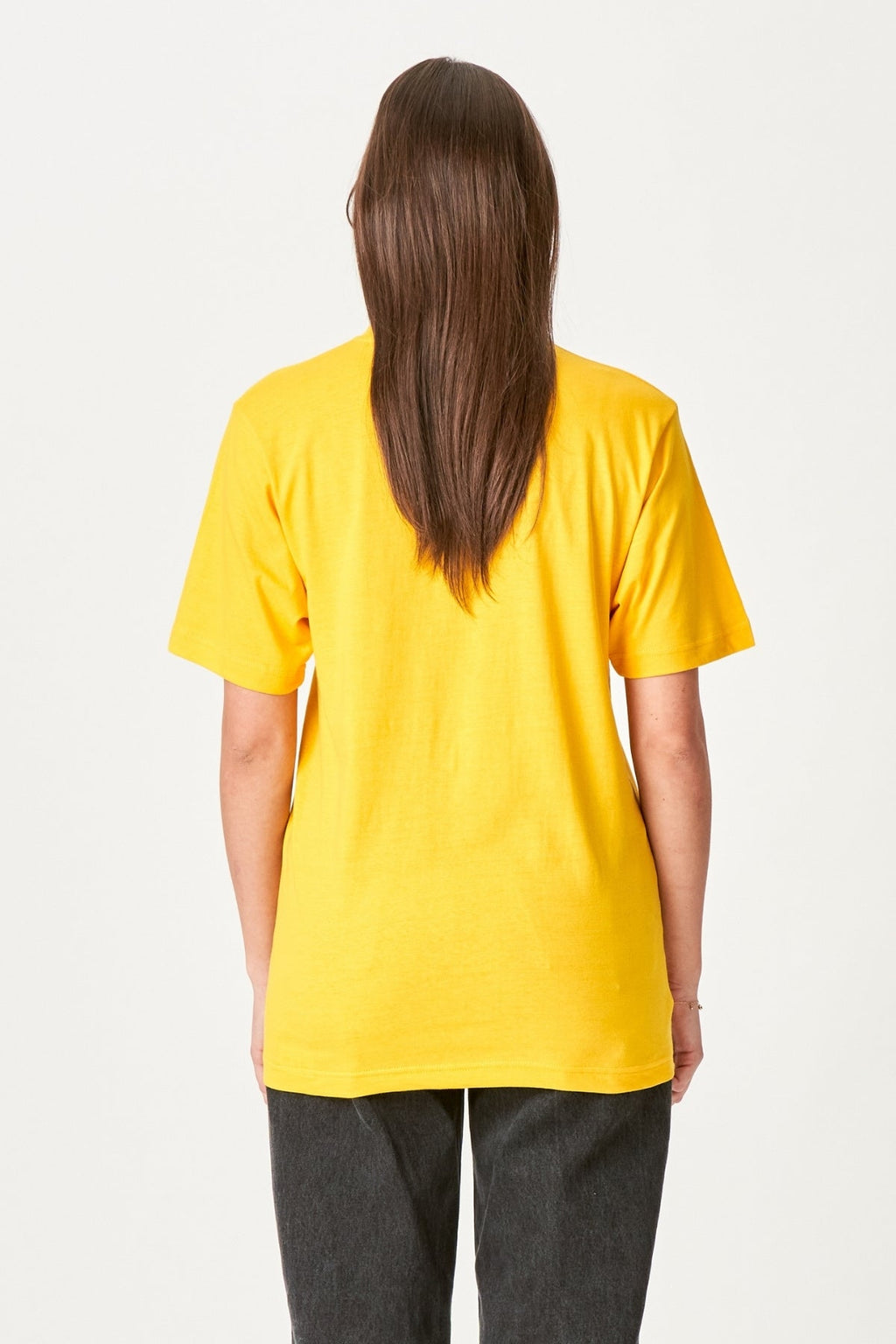 Camiseta de gran tamaño - Amarillo