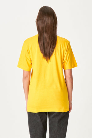 Camiseta de gran tamaño - Amarillo