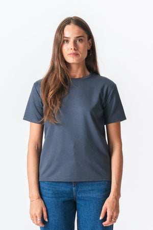 Camiseta suelta de Leah - gris