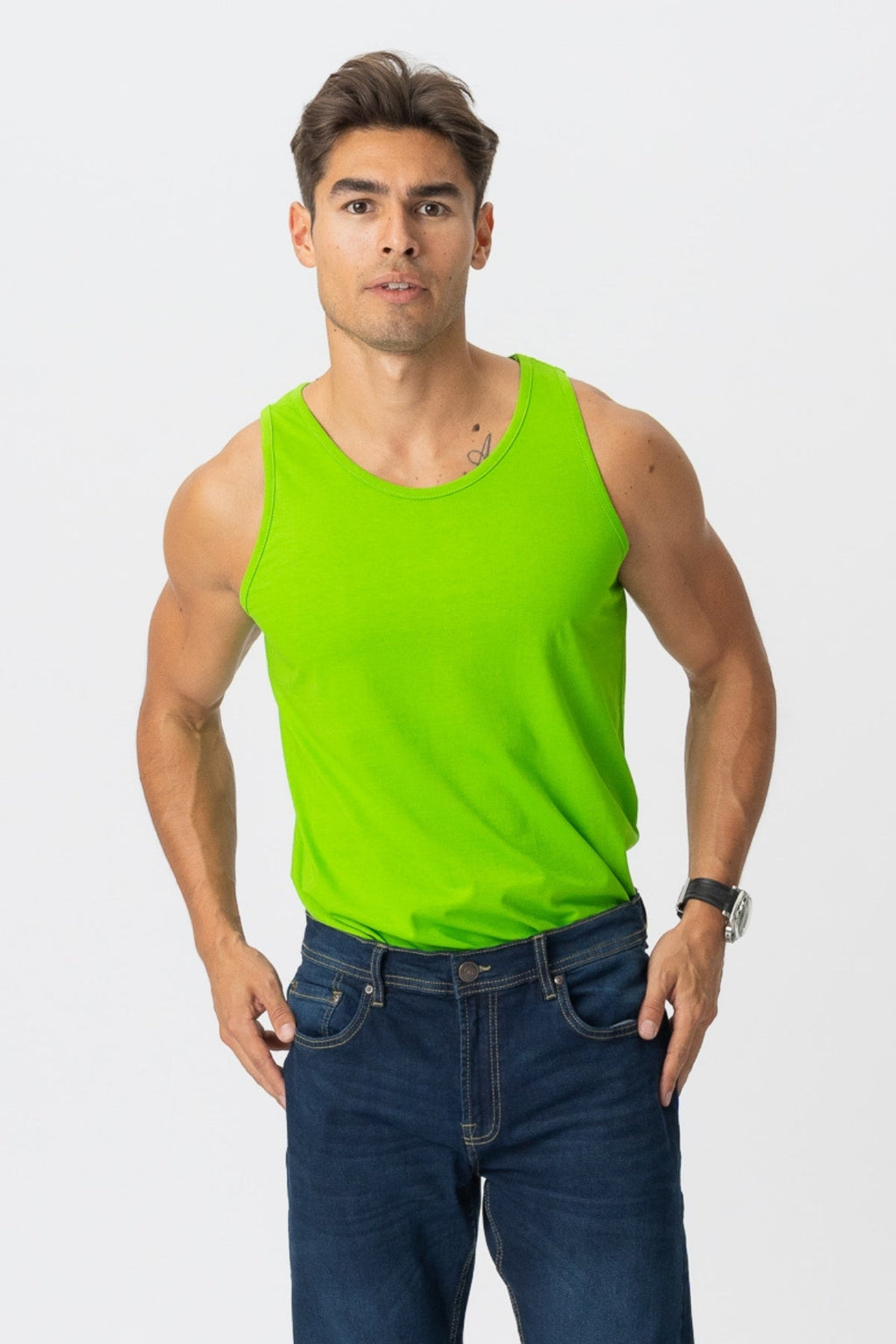 Basic Tanktop - Verde lima