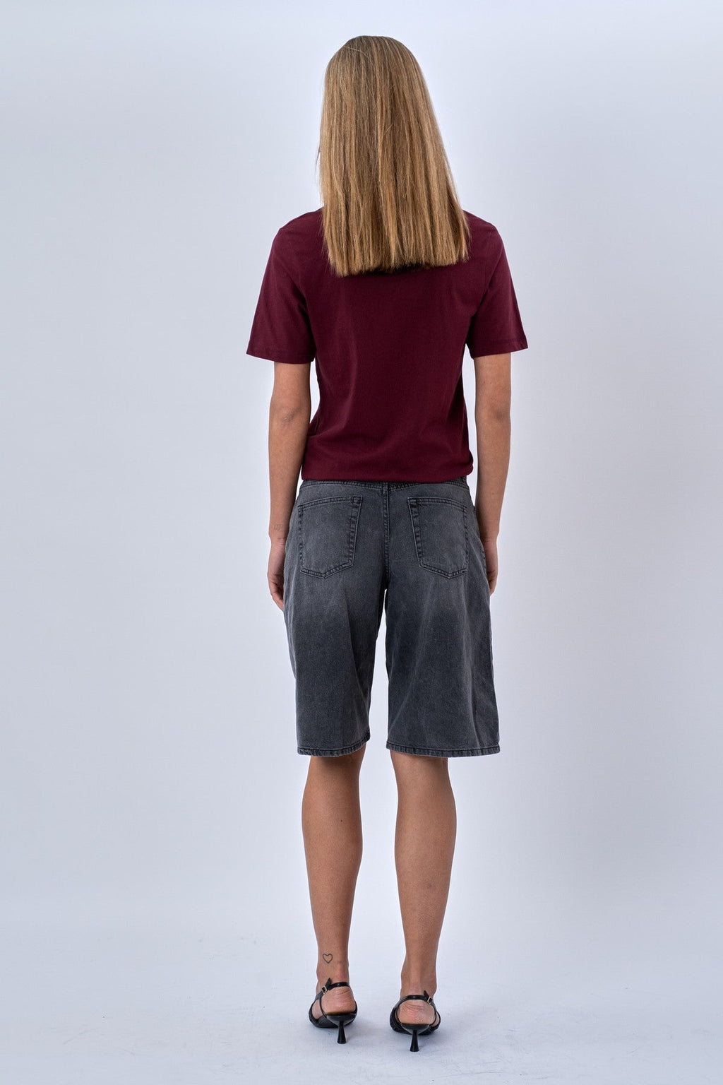 Tee de novio - Borgoña Red