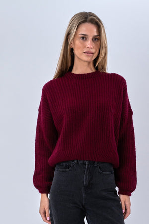 Gabriela Knit - Borgoña