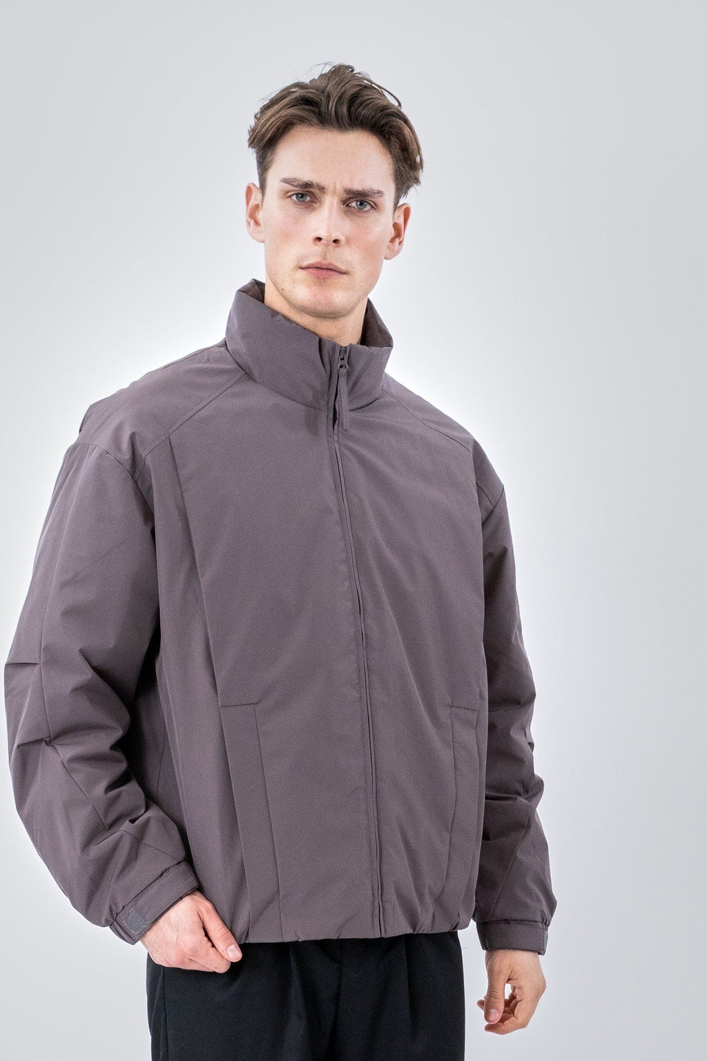 Noah Bomber Jacket - Purple
