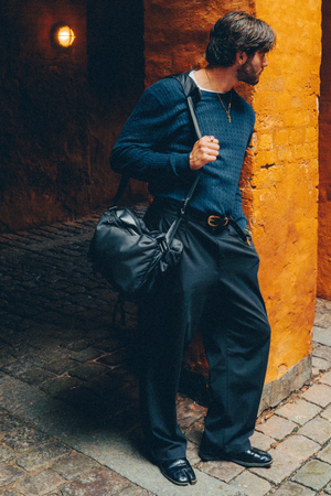 Jersey Punto Cable - Azul Marino