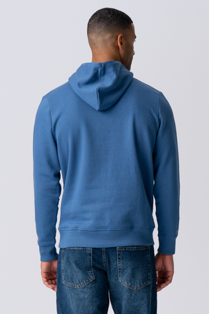 Sudadera con Capucha - Azul Polvo