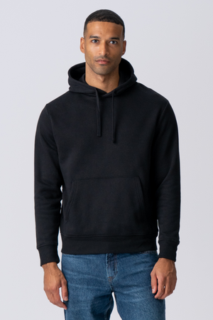 Sudadera con capucha esencial - Negro