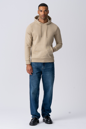 Sudor de capucha básico - beige oscuro