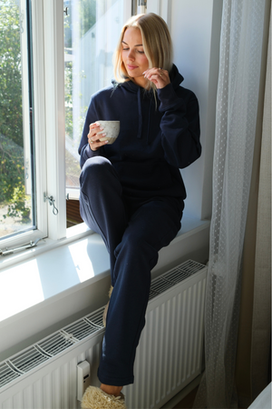 Pantalones deportivos esenciales - Azul marino