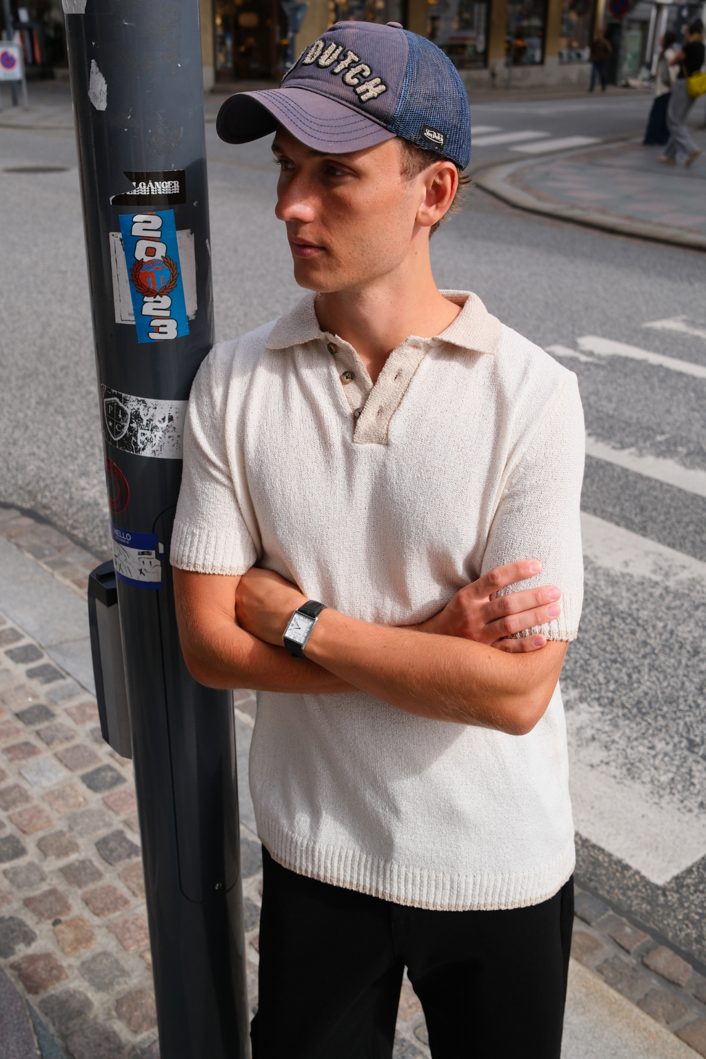 Polo de punto - ECRU