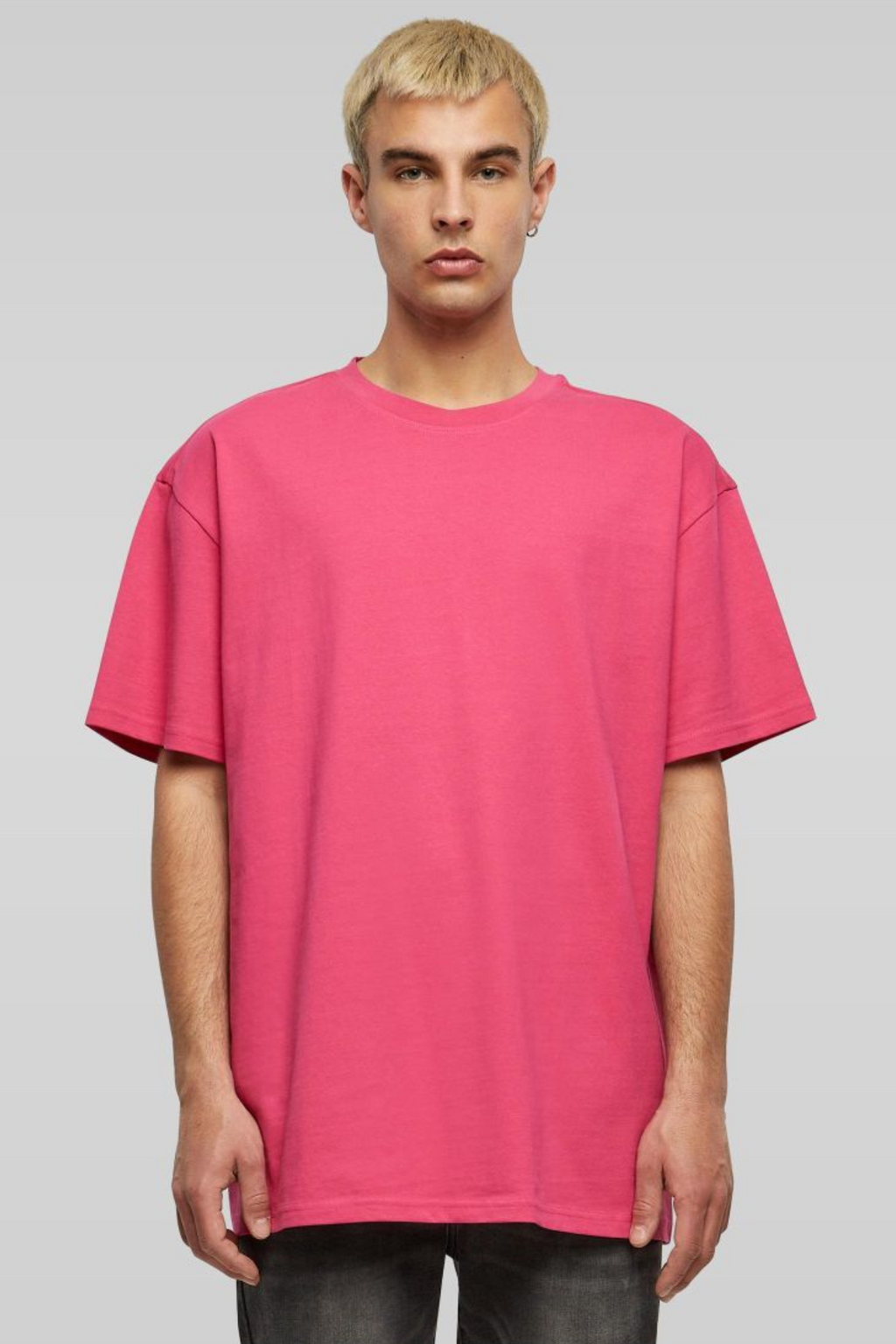 Heavy Oversized T-shirt - Hibiskus Pink