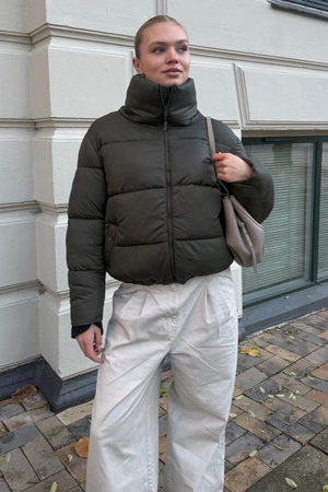 Chaqueta corta corta - Oliva