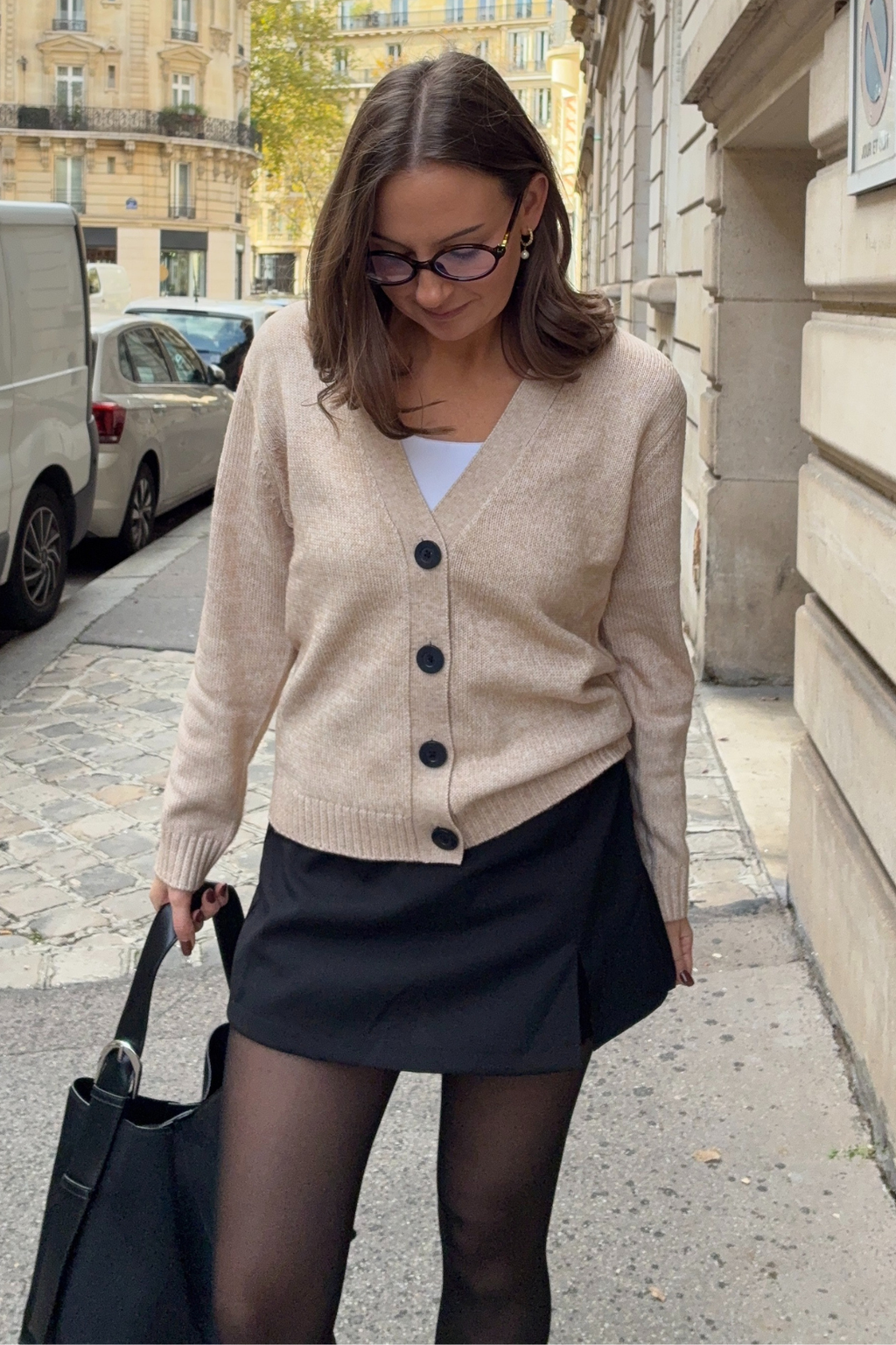 Falda pantalón Amina - Negro