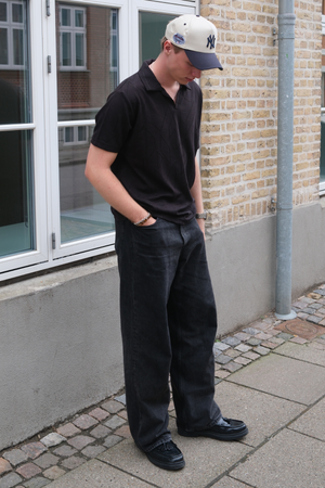 Atlas Textured Polo - Negro