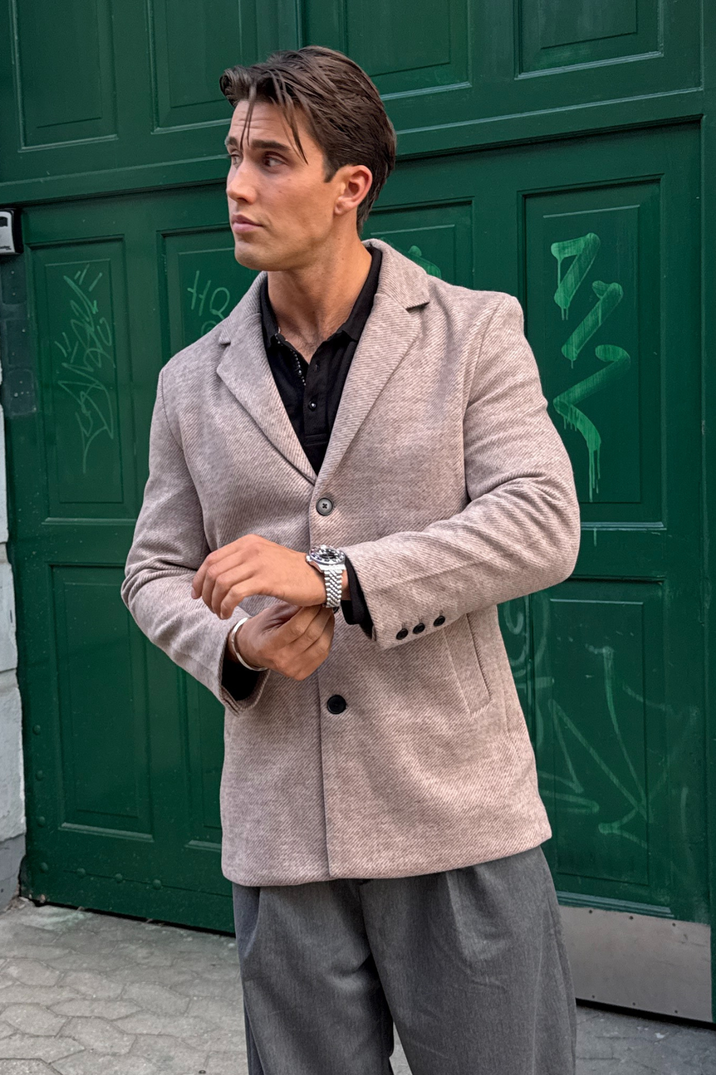 Abrigo Clásico - Arena