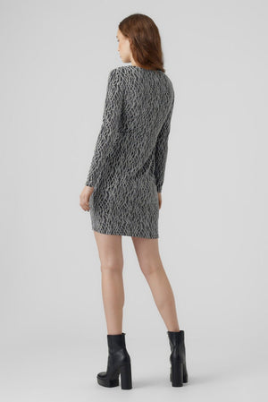 Kanz Mini Kjole - Silver Lurex