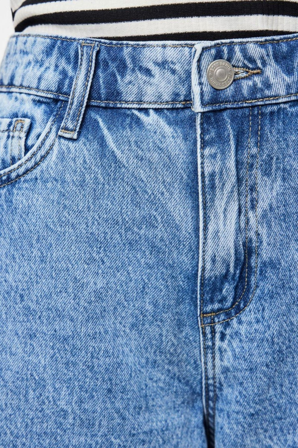 Sky Denim Jorts - Media Blue Denim