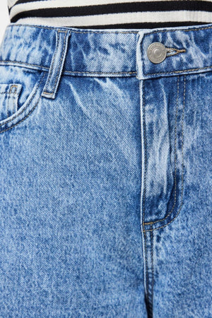 Sky Denim Jorts - Media Blue Denim