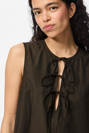 Jenna Midi Tie Dress - Delicioso