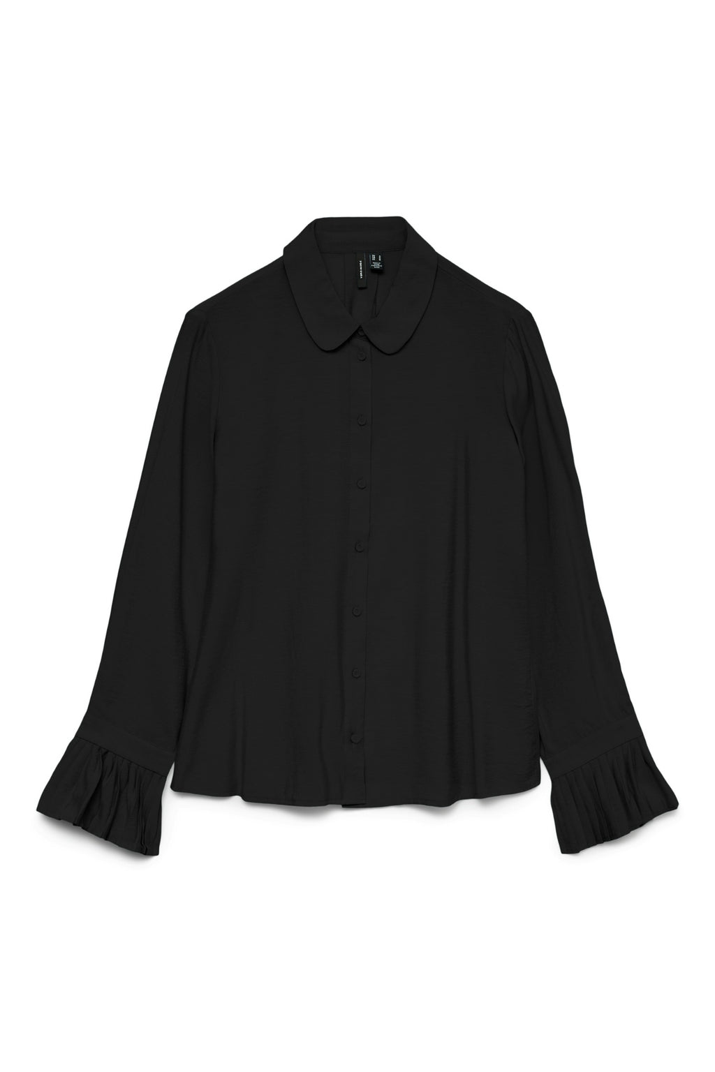 Camisa Plissi - Negro