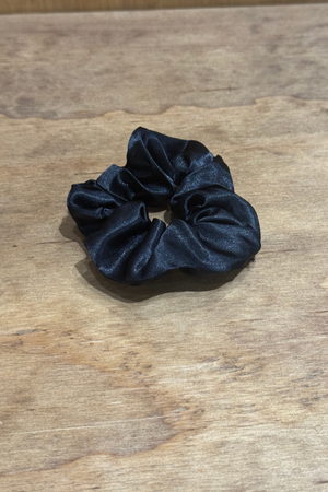 Satin Scrunchie - Negro