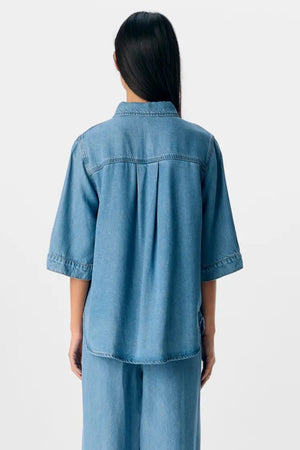 Frame Denim Top - Light Blue Denim