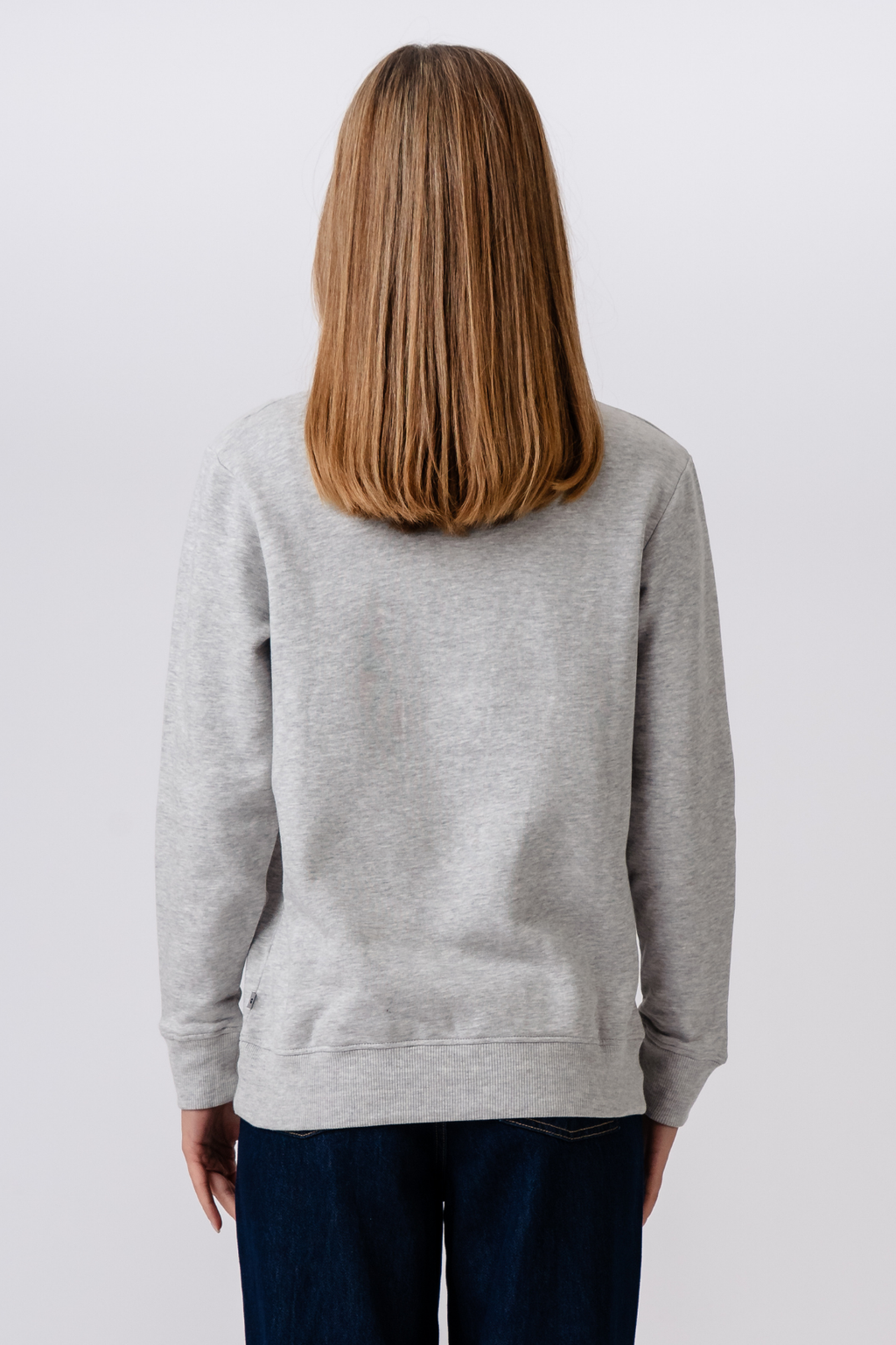Sudadera con cuello redondo - Gris
