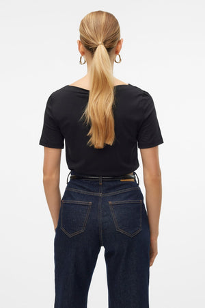 Top de modal Panda - Negro
