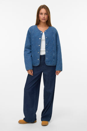 Chaqueta acolchada Era - Denim azul medio