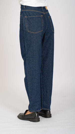 The Original Performance Mom Jeans - Dark Blue Denim