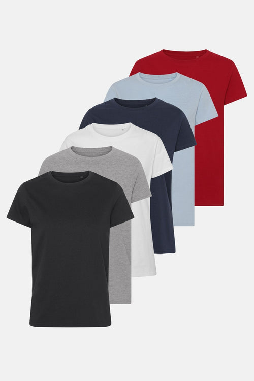 Basic T - shirt - Package Deal (6 pcs.) (Email) - TeeShoppen Group™ - T - shirt - TeeShoppen