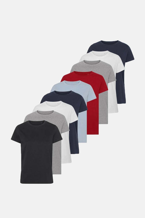Basic T-shirt - Package Deal (9 pcs.) - TeeShoppen Group™ - T-shirt - TeeShoppen