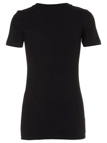 Camiseta ajustada - Negro