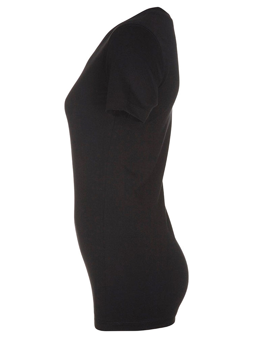 Camiseta ajustada - Negro