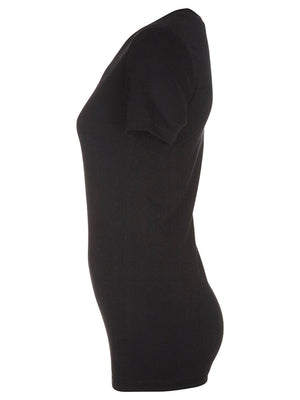 Camiseta ajustada - Negro