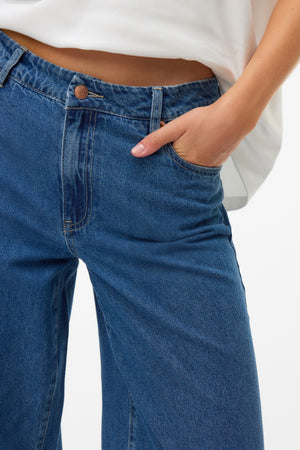 Vaqueros anchos Remy - Denim azul medio